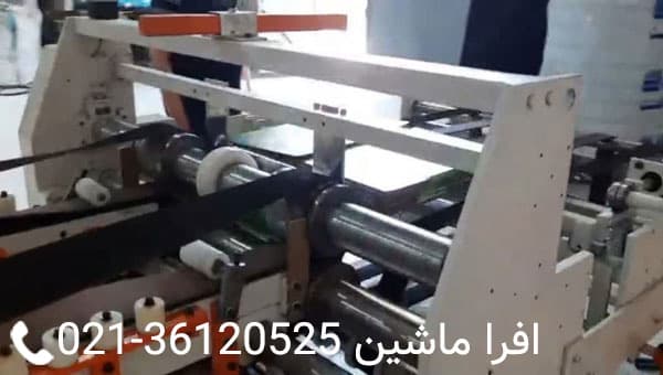 تصویر جزئیات و مکانیزم کار با دستگاه لب‌چسب کارتن